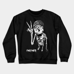 obey skull Chalk Hands Crewneck Sweatshirt